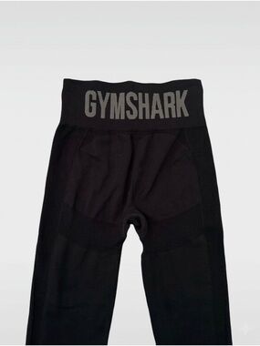 EUC Women’s Gymshark Workout Contour Leggings Compression Black Size Approx XS